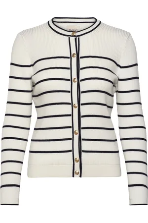 GANT Ribbed Breton Cardigan