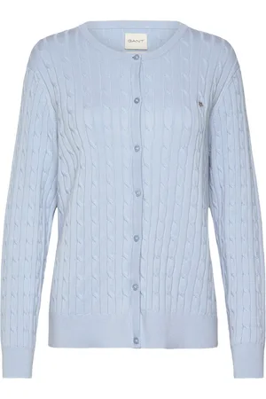 GANT Stretch Cotton Cable Cardigan