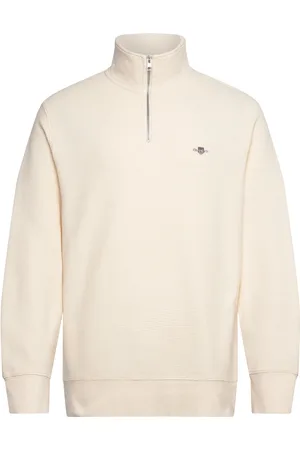 GANT Texture Half-Zip Kräm