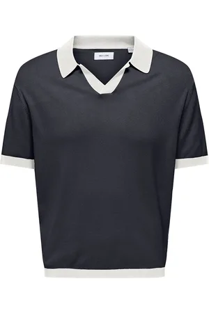 Only & Sons Onsadrian Reg 12 Ss Contrast Polo Knit