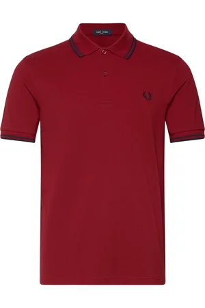 Fred Perry Twin Tipped Fp Shirt Burgundy