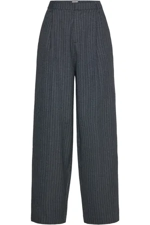 Mads Norgaard Pinstripe Melange Maria Pants