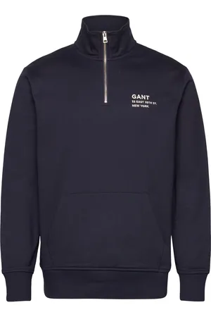 GANT Small Graphic Half Zip Sweat