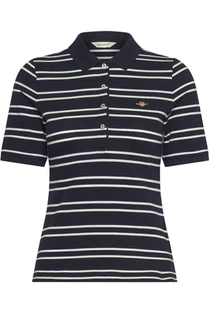 GANT Slim Stripe Shield Ss Pique Polo
