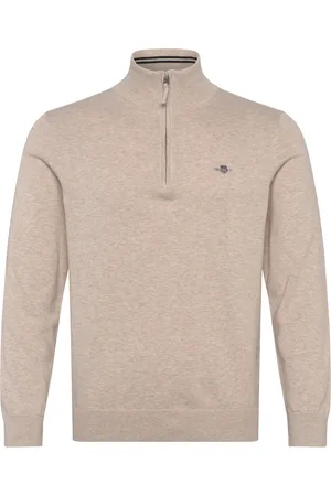 GANT Classic Cotton Half Zip Kräm