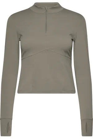 Rethinkit Half Zip - True To Body Khaki Green