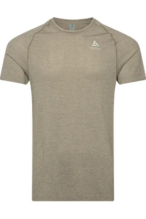Odlo Essential Seamless T-Shirt Crew Neck S/S Khaki Green
