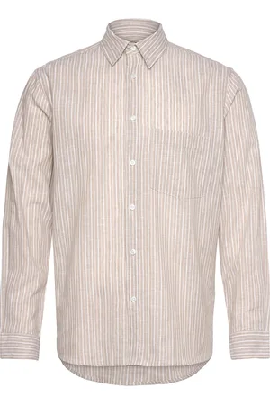Mads Norgaard Cotton Linen Sune Stripe Shirt