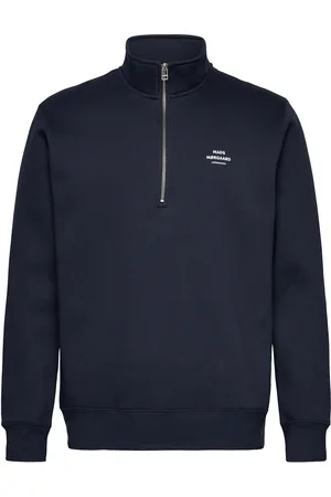 Mads Norgaard Standard Half Zip Logo Sweat