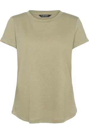 Ralph Lauren Linen-Blend Jersey Short-Sleeve Tee