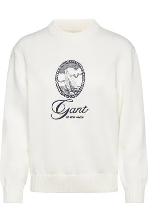 GANT Graphic Cotton C-Neck Kräm