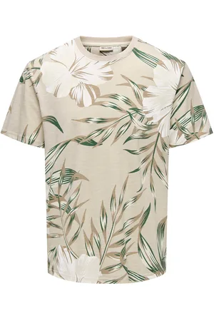 Only & Sons Onsklop Reg Ss Floral Tee Noos