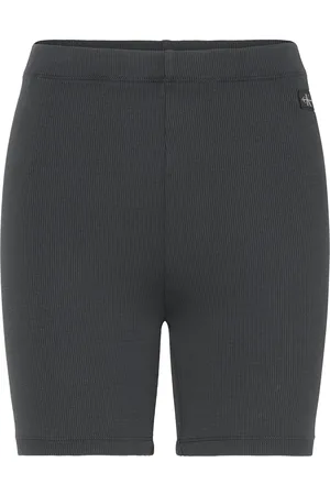 Calvin Klein Washed Woven Label Rib Shorts