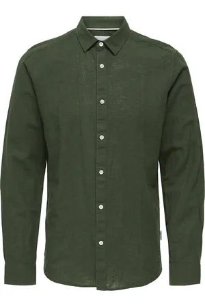 Only & Sons Onscaiden Life Ls Solid Linen Shirt Noos