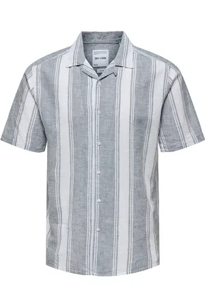 Only & Sons Onscaiden Life Stripe Linen Resort Noos