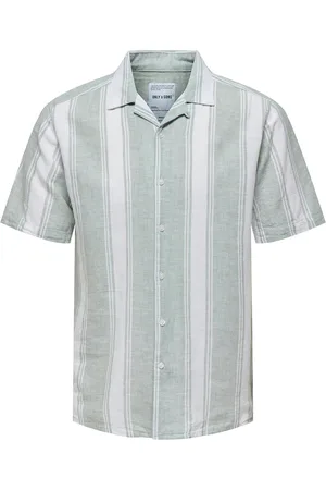 Only & Sons Onscaiden Life Stripe Linen Resort Noos