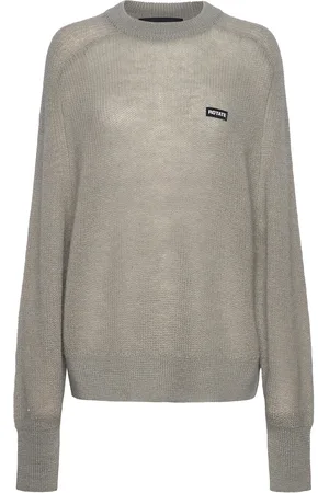 ROTATE Light Knit Logo Sweater