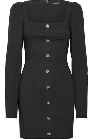 ROTATE Scoup Neck Ls Mini Dress