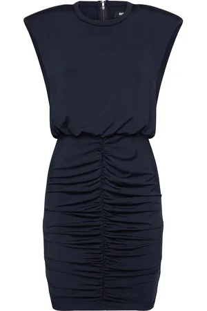 ROTATE Slinky Ruched Mini Dress