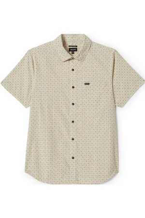 Brixton Charter Print S/S Wvn Kräm