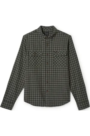 Brixton Bowery Lw Ultra Flannel Khaki Green