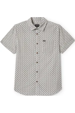 Brixton Charter Print S/S Wvn Kräm