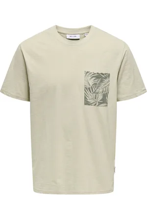 Only & Sons Onsperry Life Reg Leaf Ss Pockettee Noos