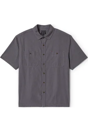 Brixton Cru Micro Plaid S/S Wvn