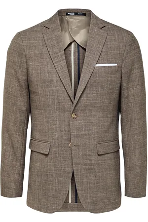 SELECTED Slhslim-Oasis Linen Blz Noos
