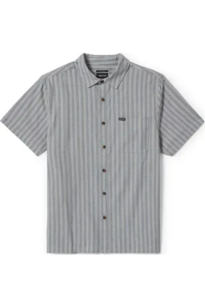 Brixton Cru Oxford Stripe S/S Wvn