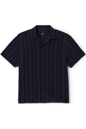 Brixton Bunker Waffle Stripe S/S Wvn