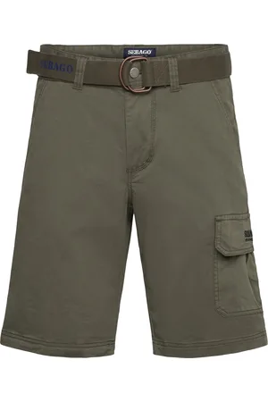 SEBAGO Outwashed Pocket Shorts Khaki Green