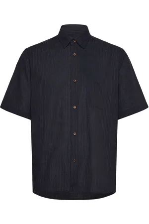 Mads Norgaard Cotton Linen Victor Stripe Shirt Ss