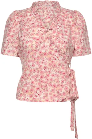 A-View Peony Wrap Blouse