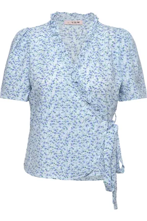 A-View Peony Wrap Blouse