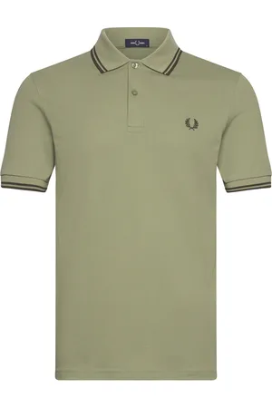 Fred Perry Twin Tipped Fp Shirt Khaki Green