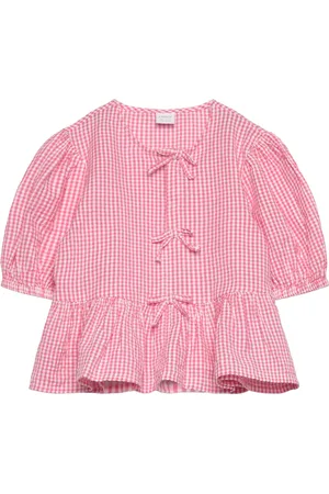 Lindex Blouse Tie Detail And Yd Check