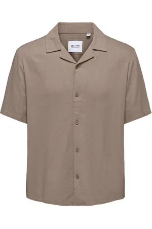 Only & Sons Onskari Resort Ss Shirt Visc Lin 0075 Cs