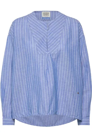 Scotch&Soda Cotton Linen Bib Shirt