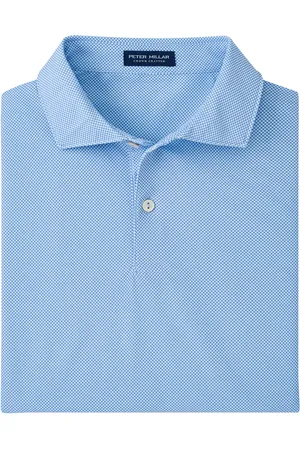 Peter Millar Checkers Performance Mesh Polo - Edwin Spread Coll