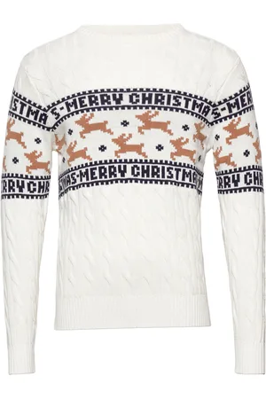 Christmas Sweats The Elegant Christmas Jumper White