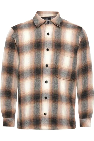 Mads Norgaard Soft Wool Malte Check Shirt Multi/patterned