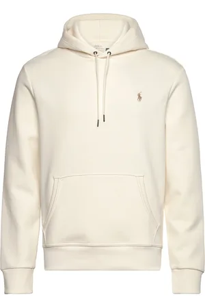 Ralph Lauren Double-Knit Hoodie Kräm