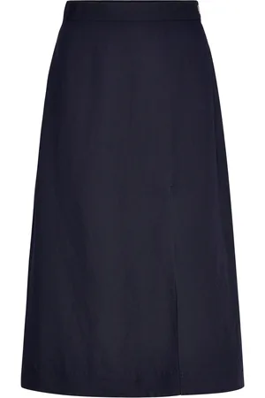 GANT Rel Midi Linen Blend Skirt