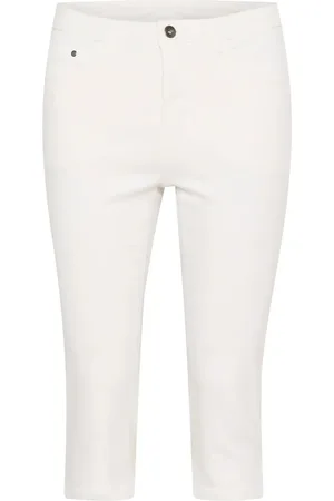 Kaffe Kazelina Capri Jeans Kräm