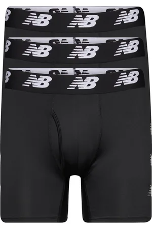 New Balance Mens Premium 6" Boxer Brief With Fly 3 Pack