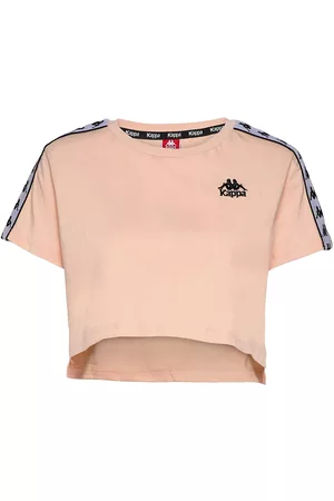 Kappa Kvinna T-shirts - Lady T-Shirt Crop Ss, Aut Apua Pink