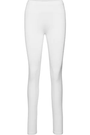 Noa Noa Kvinna Leggings byxor - Almann Leggings Long White