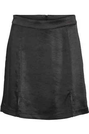 BZR Kvinna Kjolar - Satina Molanna Skirt Black