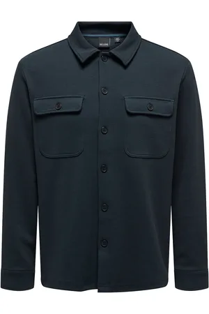 Only & Sons Onsnewkodyl Overshirt Sweat Navy